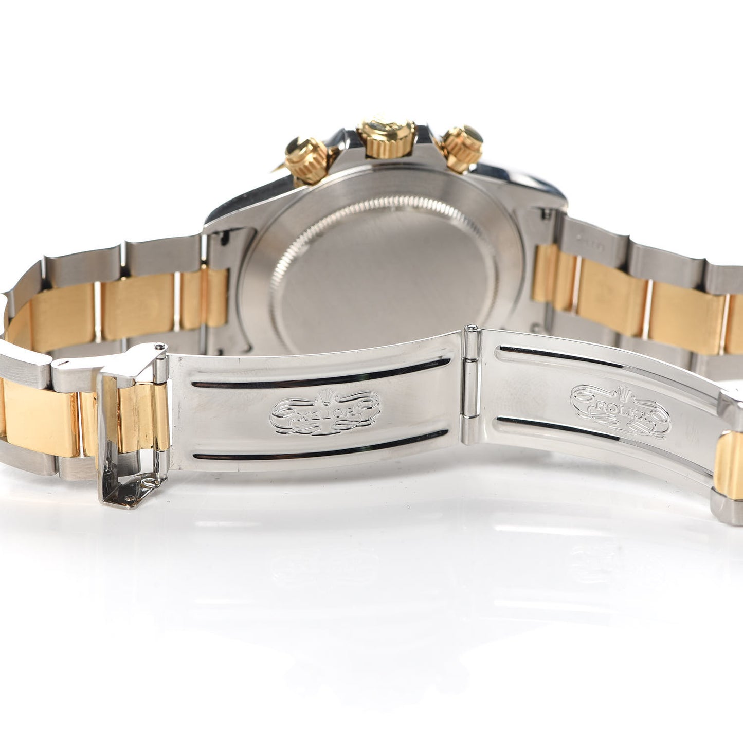 Stainless Steel 18K Yellow Gold 40mm Cosmograph Daytona Zenith Inverted 6 Watch Black 16523