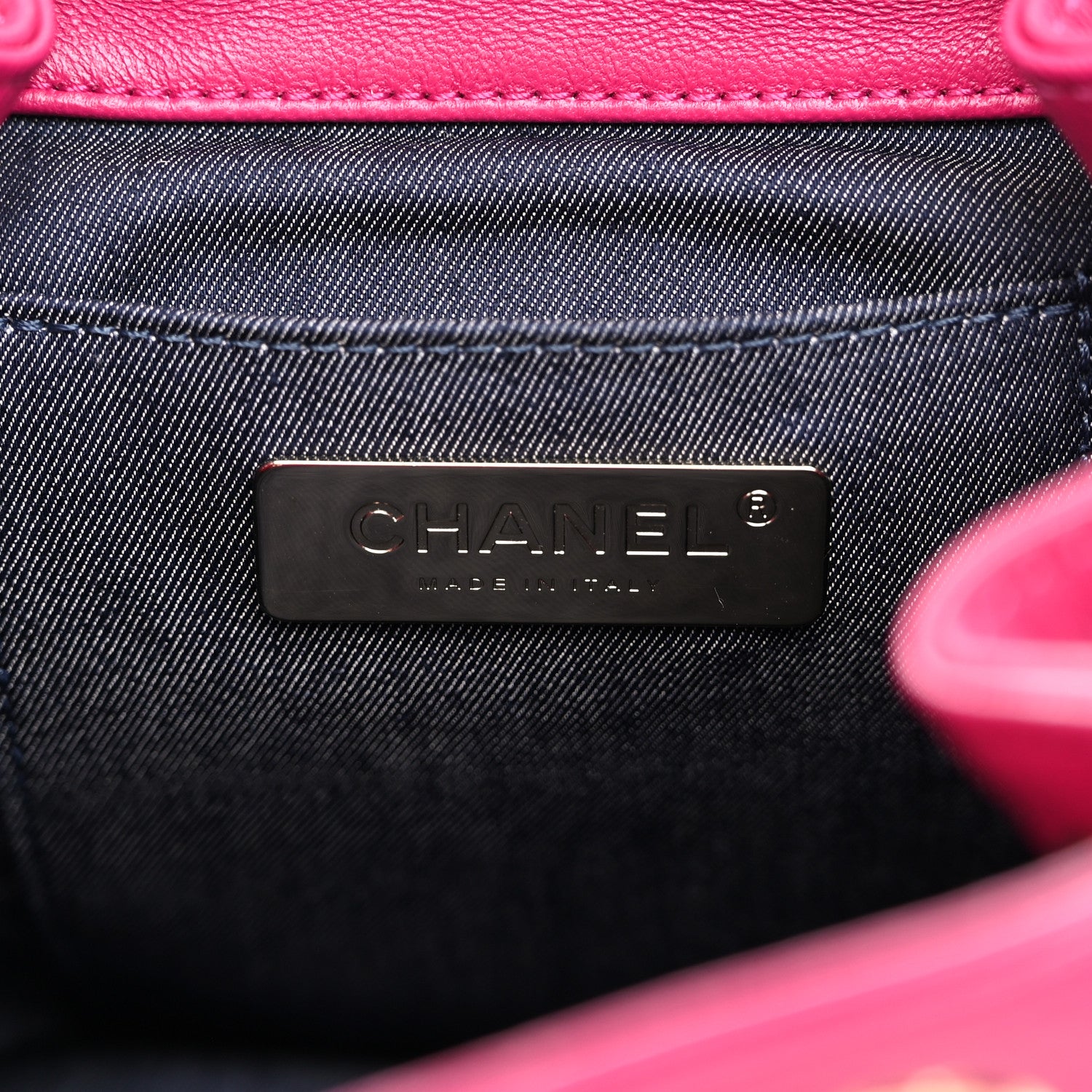 Chanel Lambskin CC Mania Backpack Pink 6 of 10