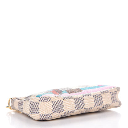 Louis Vuitton Damier Azur 2016 Christmas Animation Mini Pochette Accessories 4 of 8