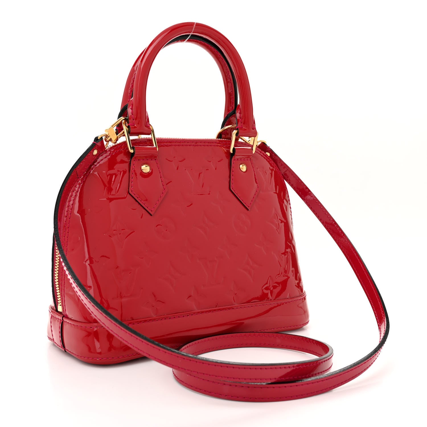 Louis Vuitton Vernis Alma BB Rose Indien 3 of 11
