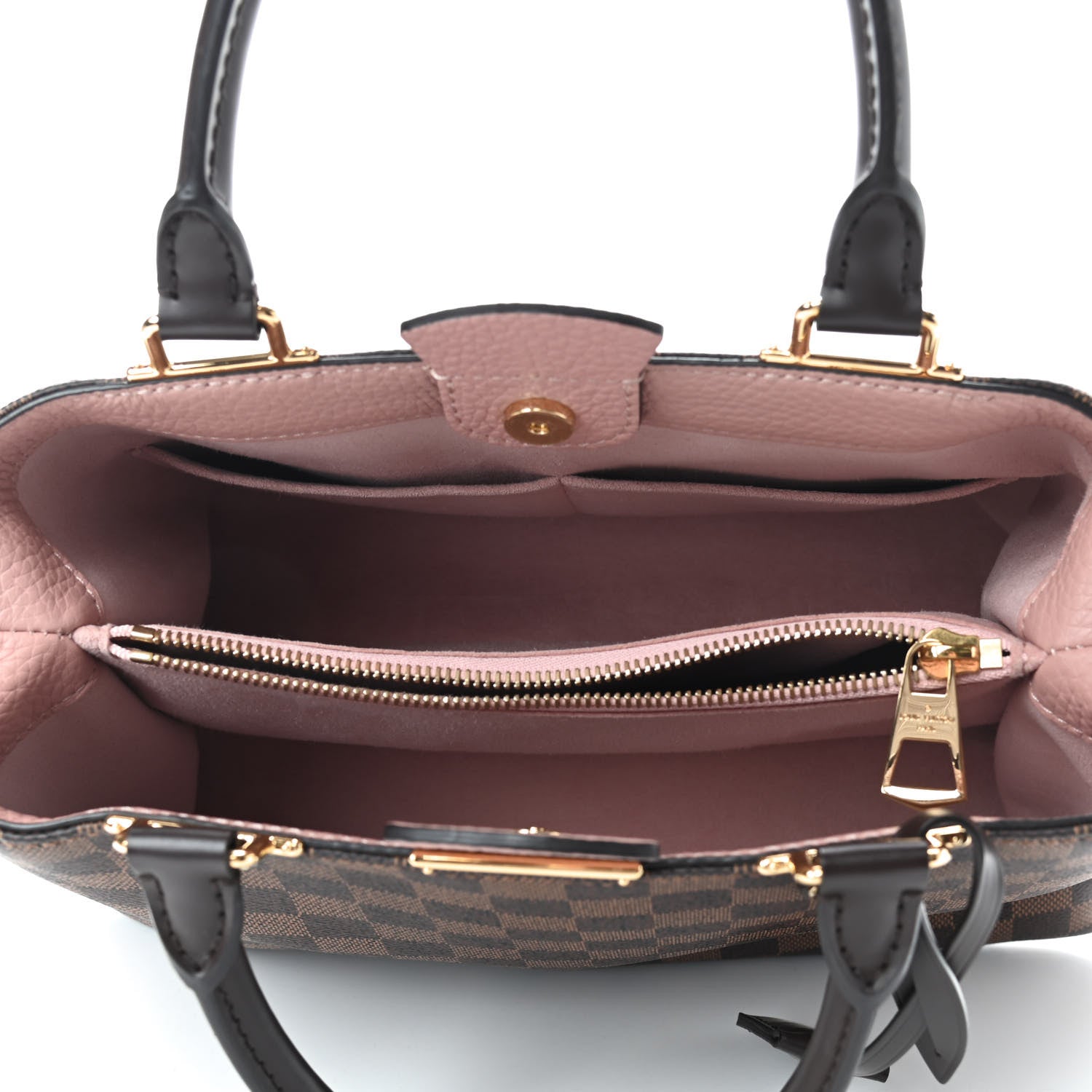 Louis Vuitton Damier Ebene Cuir Taurillon Brittany Magnolia 5 of 9