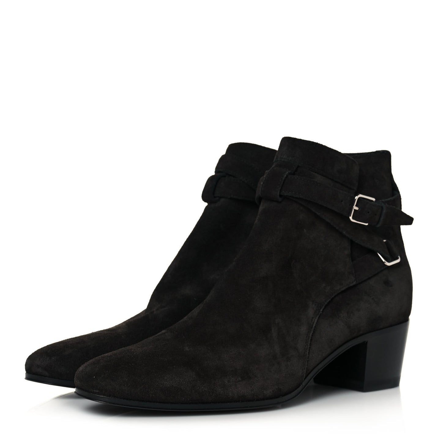 Suede Jodhpur Calfskin Blake Ankle Boots 37.5 Black