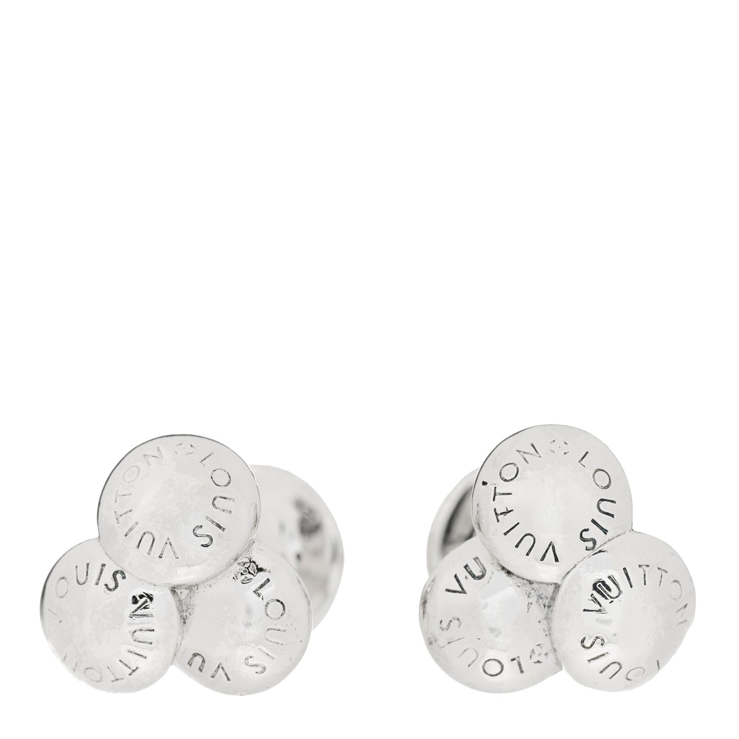Louis Vuitton Sterling Silver Nail Rivet Cufflinks 1 of 3