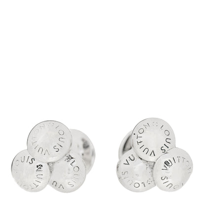 Louis Vuitton Sterling Silver Nail Rivet Cufflinks 1 of 3