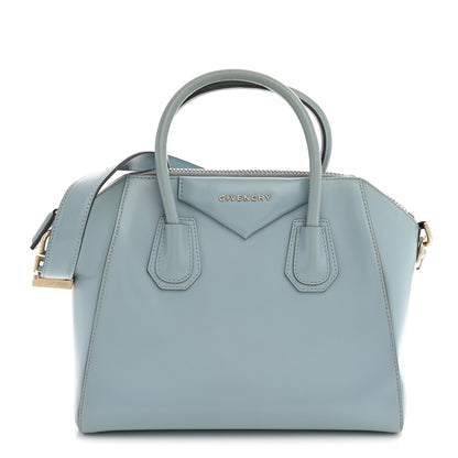 Givenchy Shiny Lord Calfskin Small Antigona Light Blue 1 of 13