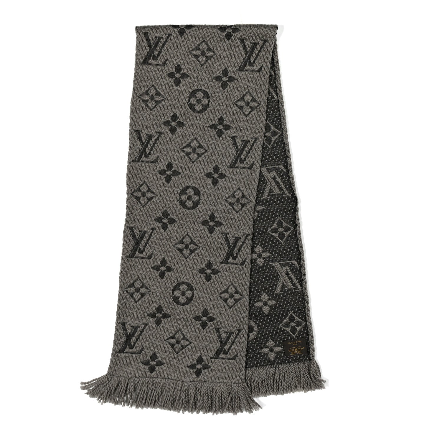 Louis Vuitton Wool Silk Logomania Scarf Verone 2 of 3