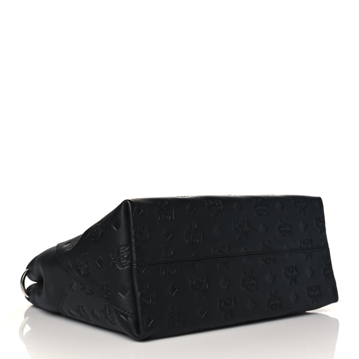 MCM Calfskin Ottomar Medium Klara Hobo Black 4 of 10