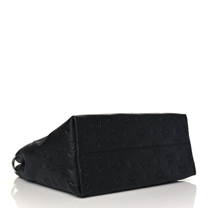 MCM Calfskin Ottomar Medium Klara Hobo Black 4 of 10