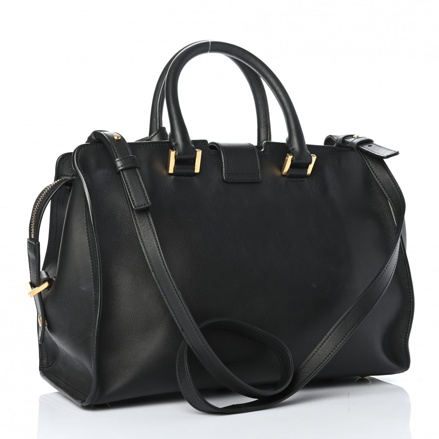 Calfskin Small Classic Y Cabas Black