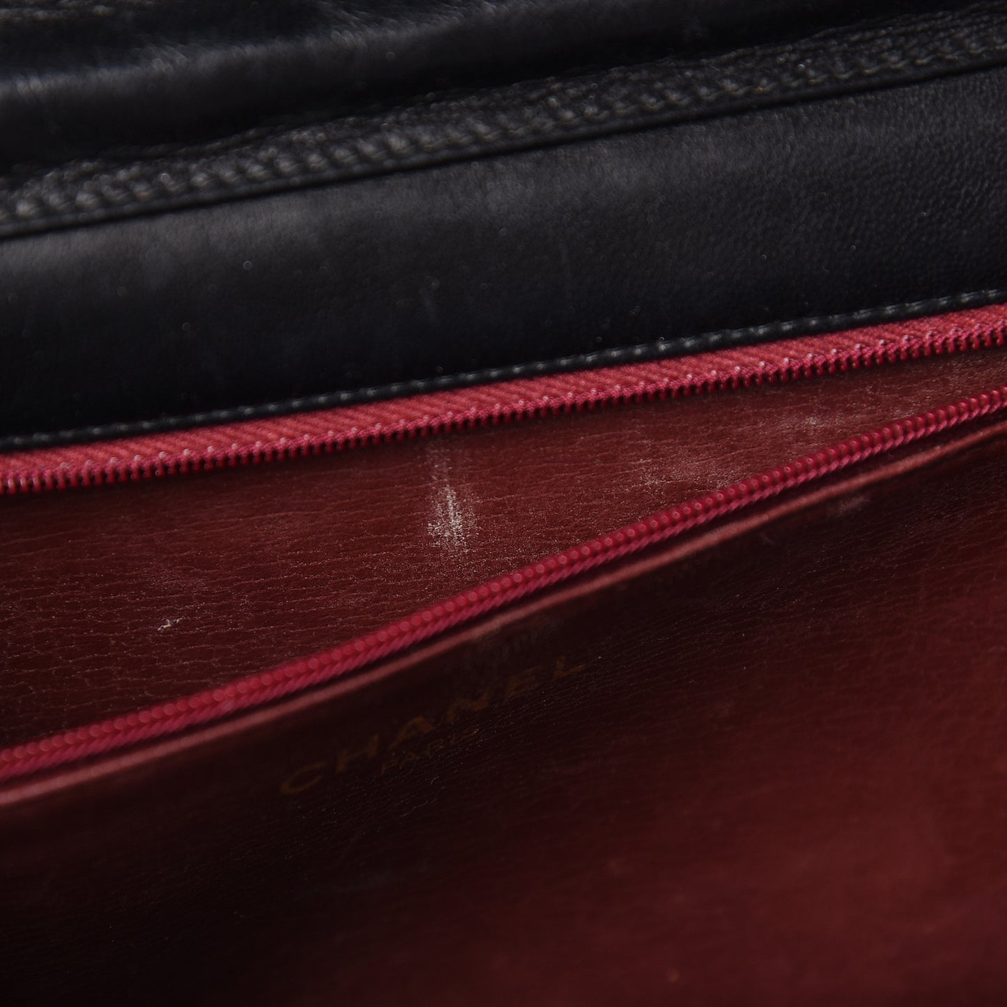 Lambskin Quilted Small Single Flap Black