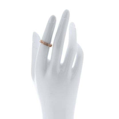 Hermes 18K Rose Gold Diamond Ariane Wedding Band Ring 51 5.75 2 of 6