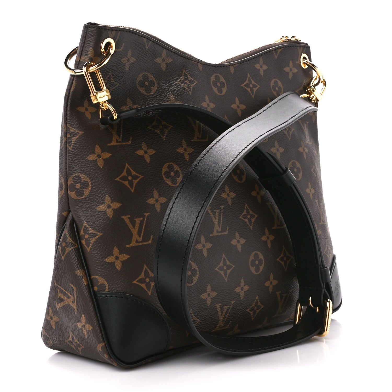 Louis Vuitton Monogram Odeon MM Black 3 of 9