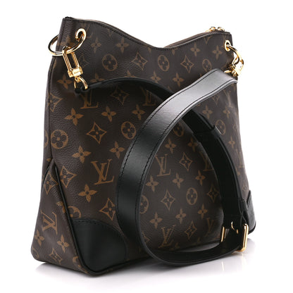 Louis Vuitton Monogram Odeon MM Black 3 of 9
