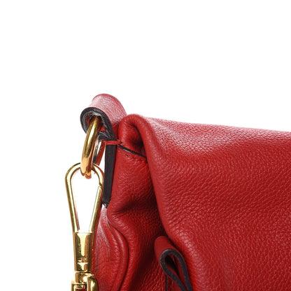 Tom Ford Pebbled Calfskin Large Jennifer Flame Red 12 of 16