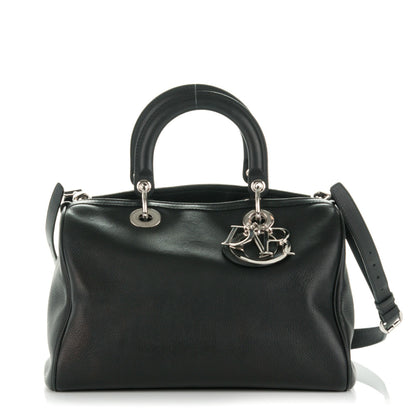 Christian Dior Smooth Deerskin Granville Polochon Black 1 of 8