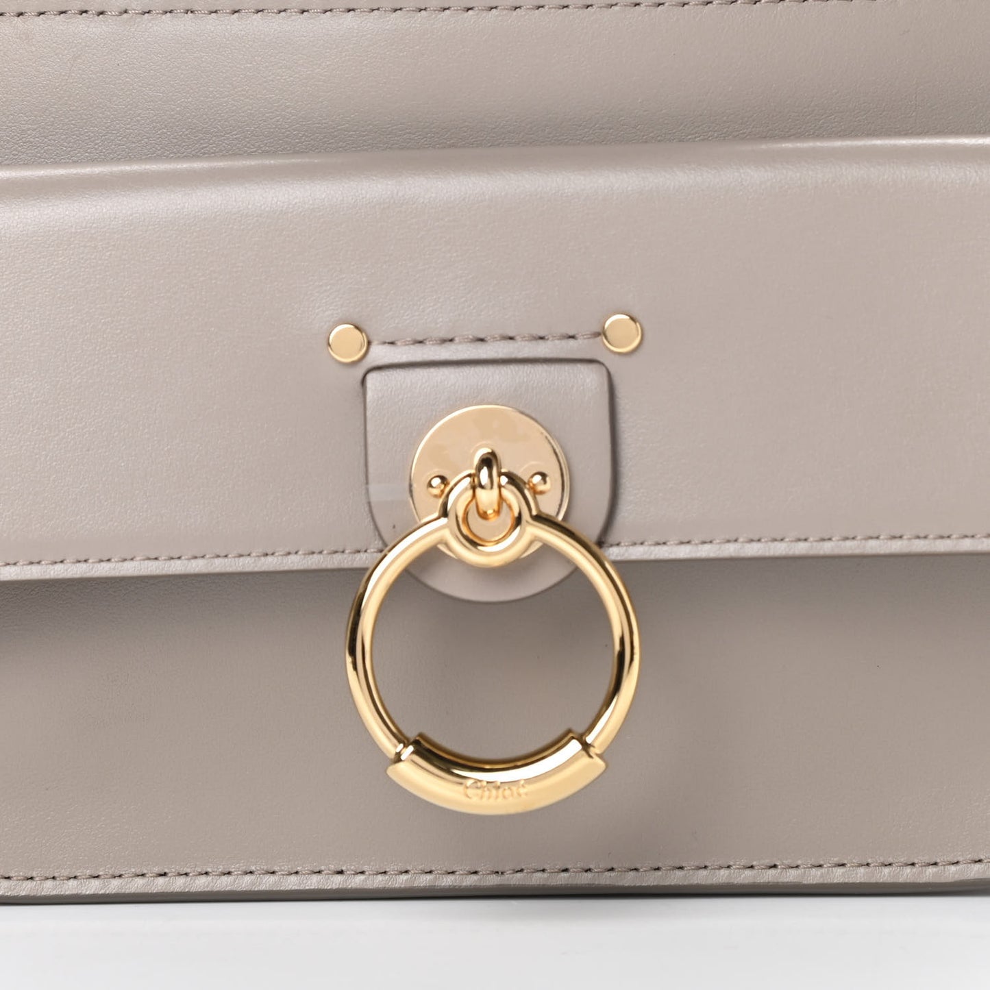 Calfskin Tess Mini Crossbody Bag Motty Grey