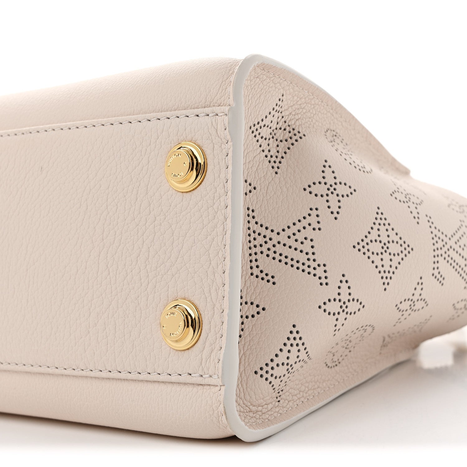 Louis Vuitton Calfskin Karung Snakeskin Mahina On My Side PM Quartz White 9 of 14