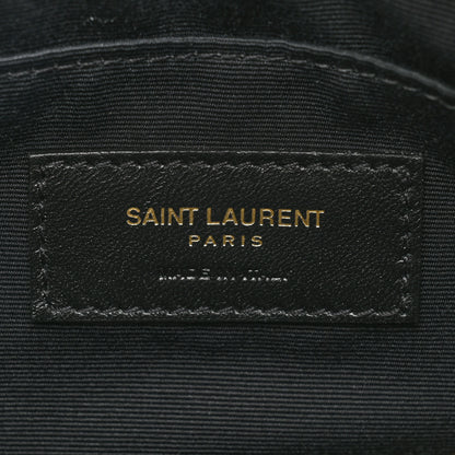 Saint Laurent Suede Shearling Lou Belt Bag Natural Tan 6 of 9