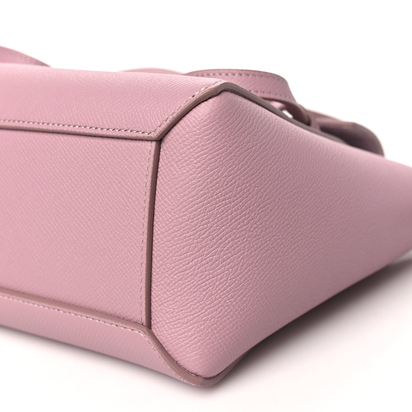 Grained Calfskin Nano Belt Bag Antique Rose Antique Rose