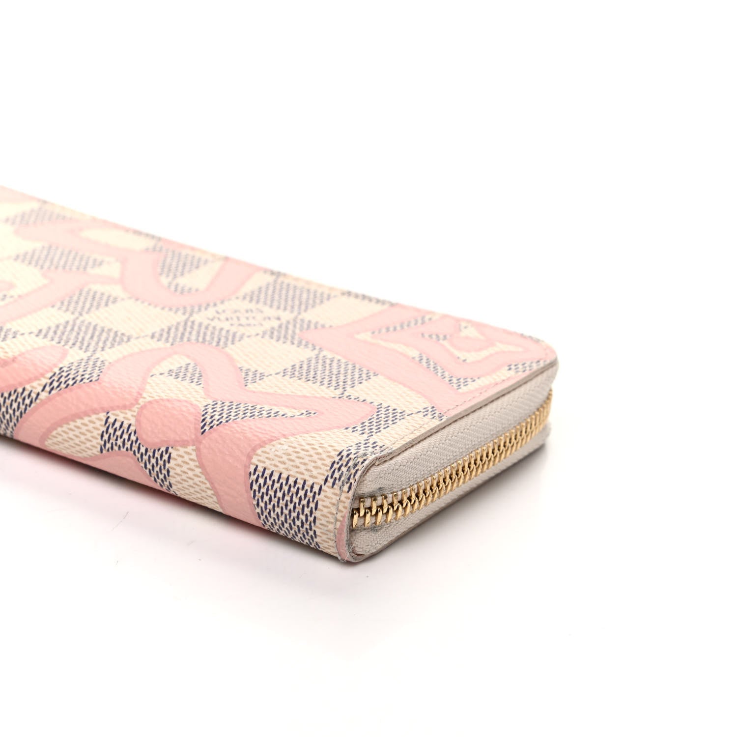 Louis Vuitton Damier Azur Tahitienne Clemence Wallet 8 of 8