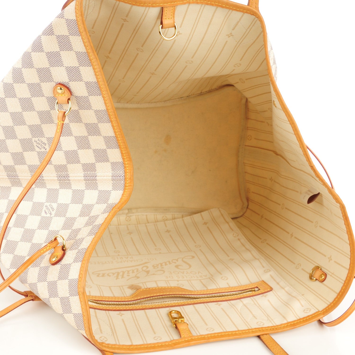 Louis Vuitton Damier Azur Neverfull GM 5 of 8