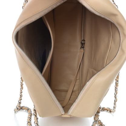 Chanel Lambskin Quilted Large Camera Case Beige Clair 7 of 17