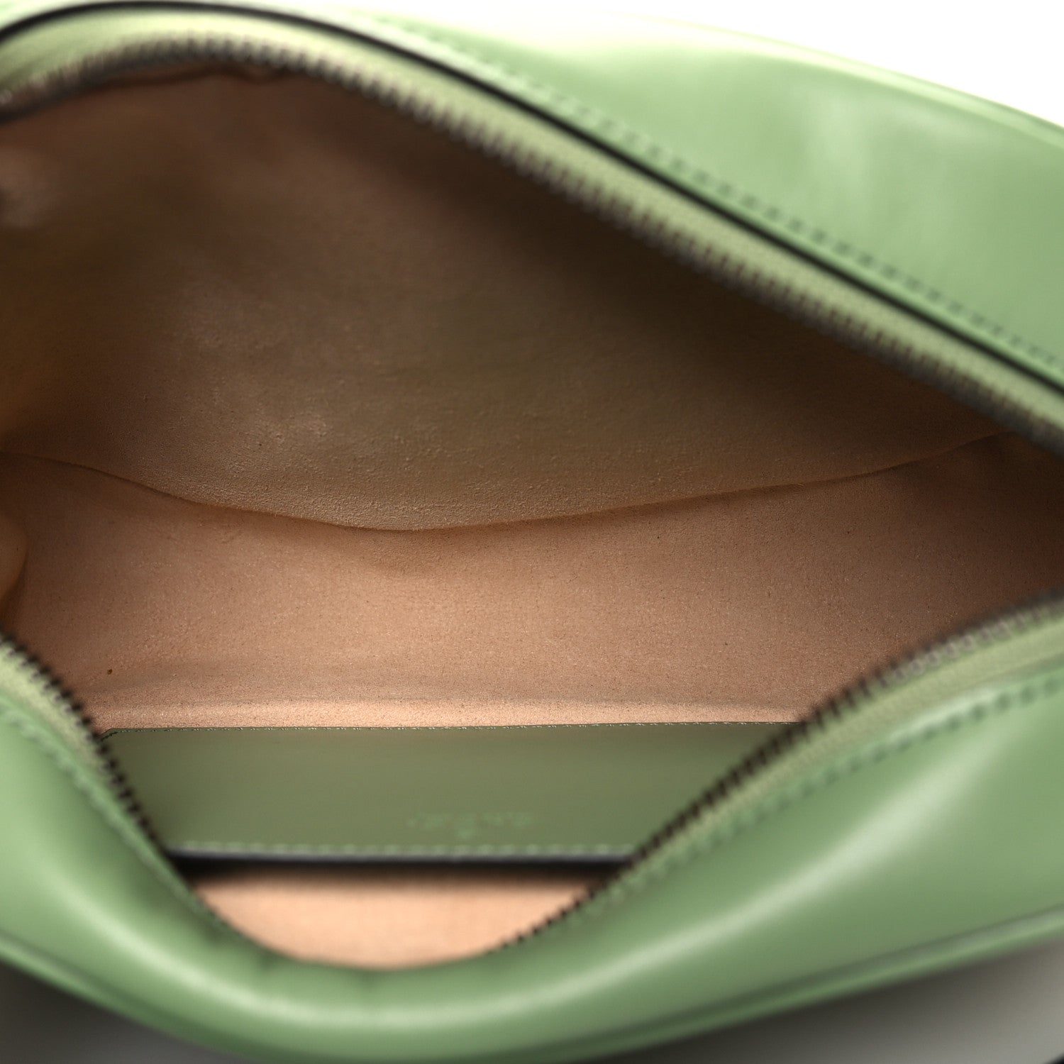 Gucci Calfskin Matelasse Chevron Small GG Marmont Chain Shoulder Bag Salamander Green 5 of 10
