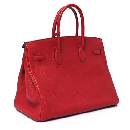 Hermes Togo Birkin 35 Rouge Garance 3 of 14