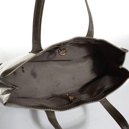 Louis Vuitton Vernis Wilshire PM Gris Art Deco 5 of 7