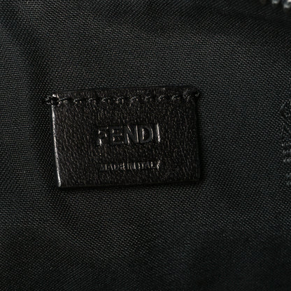 Fendi Vitello Grace FF 1974 Embossed Pouch Black 6 of 9