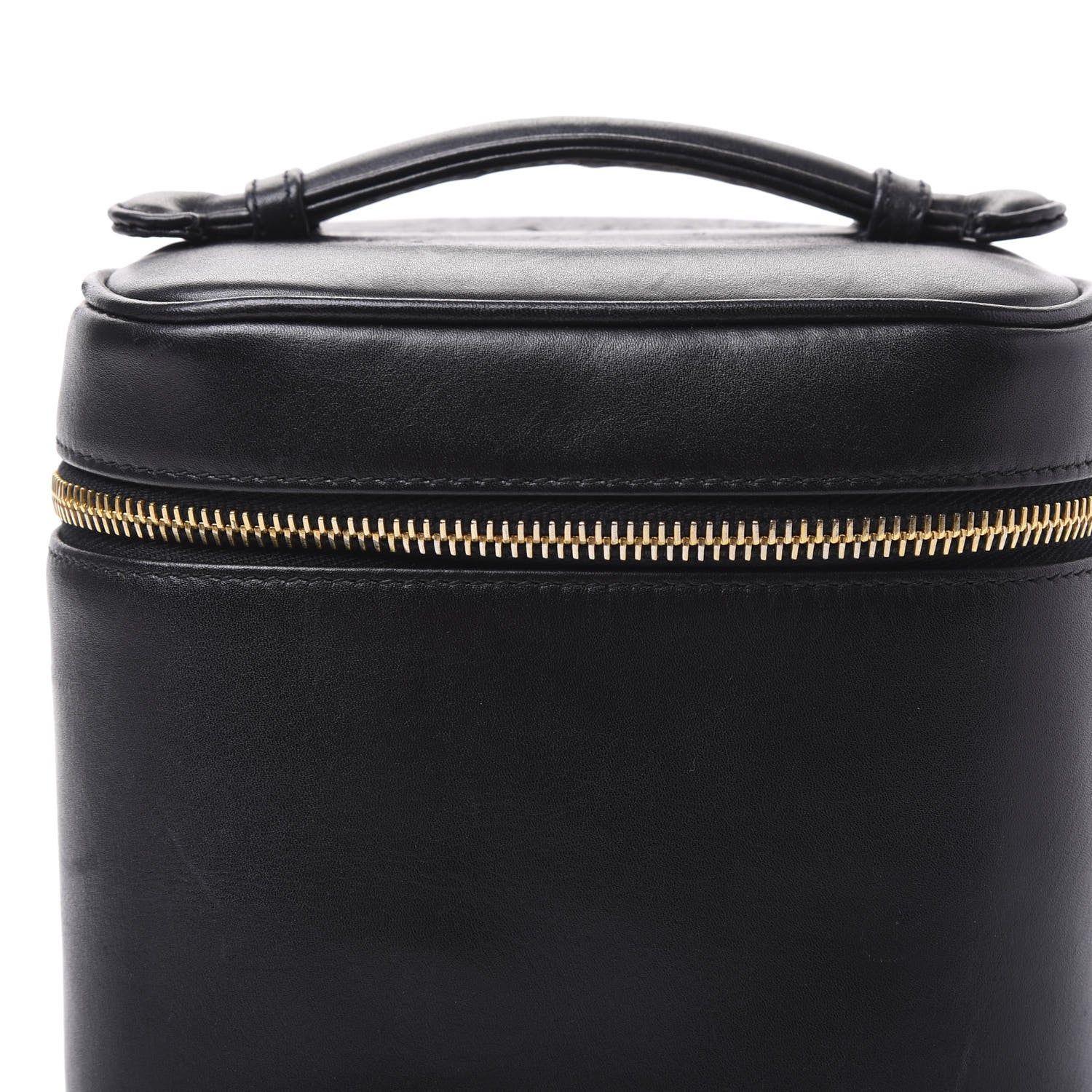 Chanel Lambskin Vanity Cosmetic Bag Black 8 of 12