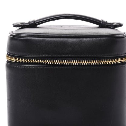 Chanel Lambskin Vanity Cosmetic Bag Black 8 of 12