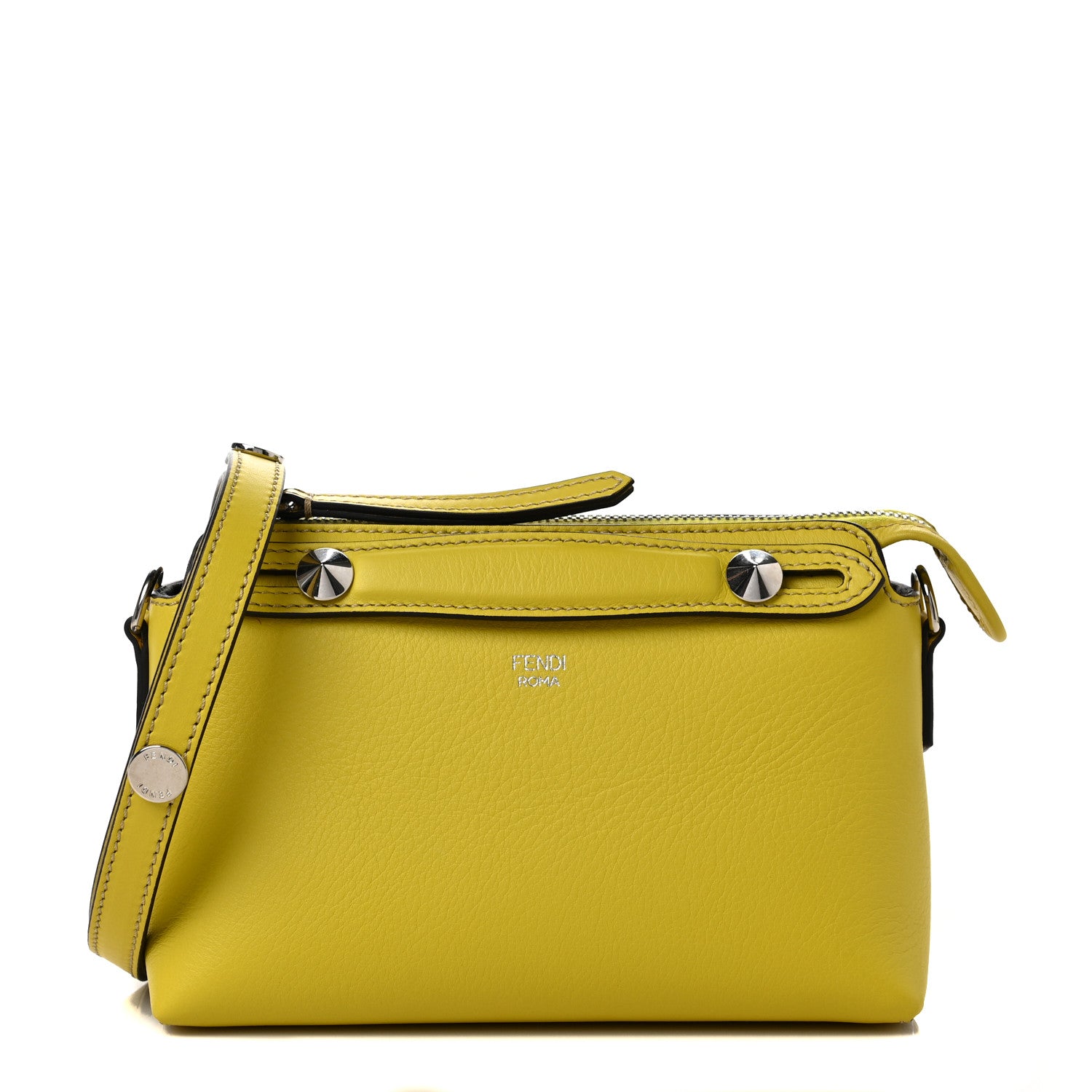 Fendi Vitello Dolce Mini By The Way Boston Bag Cedro 1 of 13