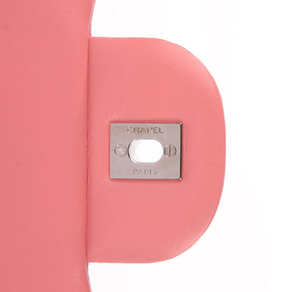 Chanel Patent Chevron Jumbo Single Flap Pink 6 of 9