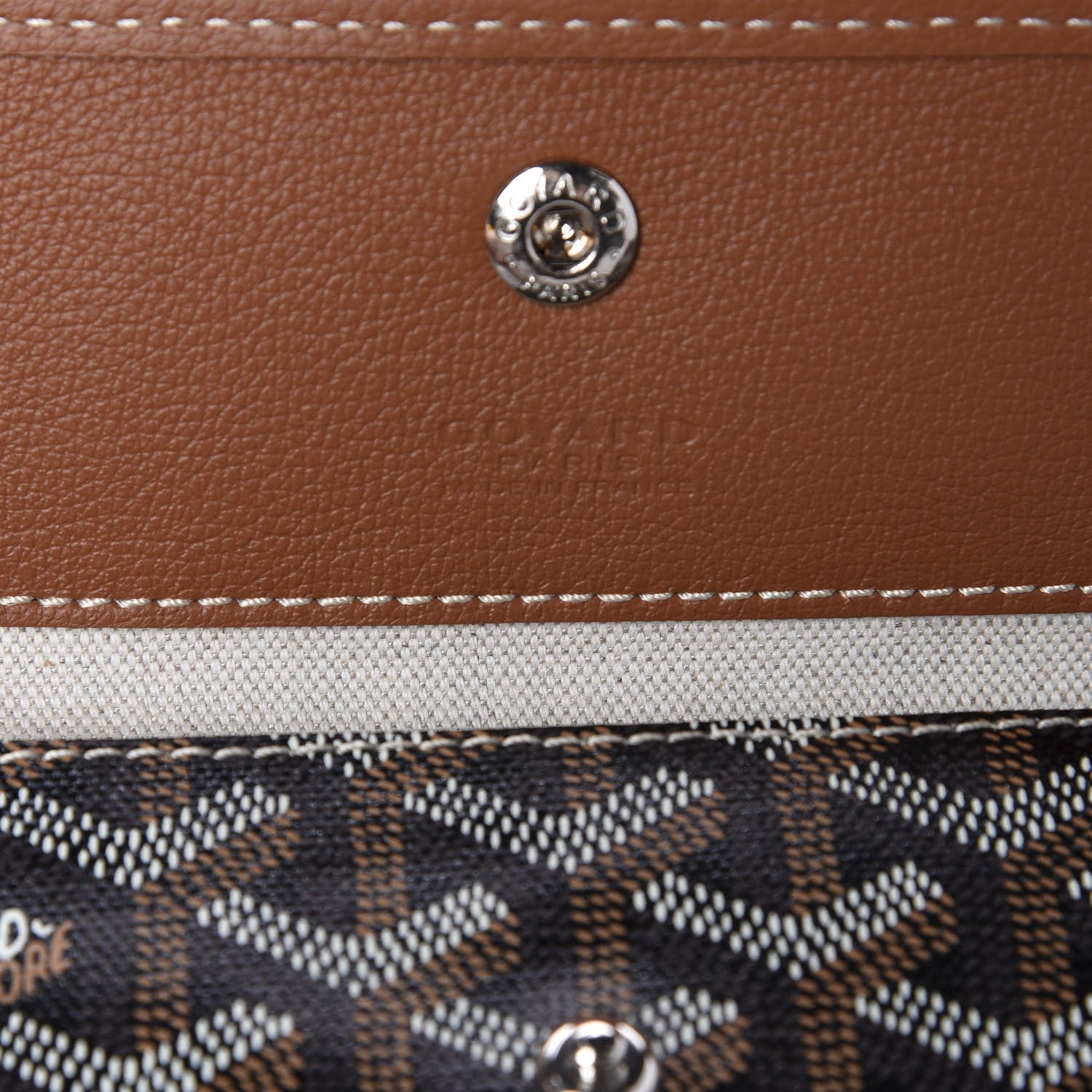 Goyard Goyardine Saint Louis GM Black Gold 8 of 9