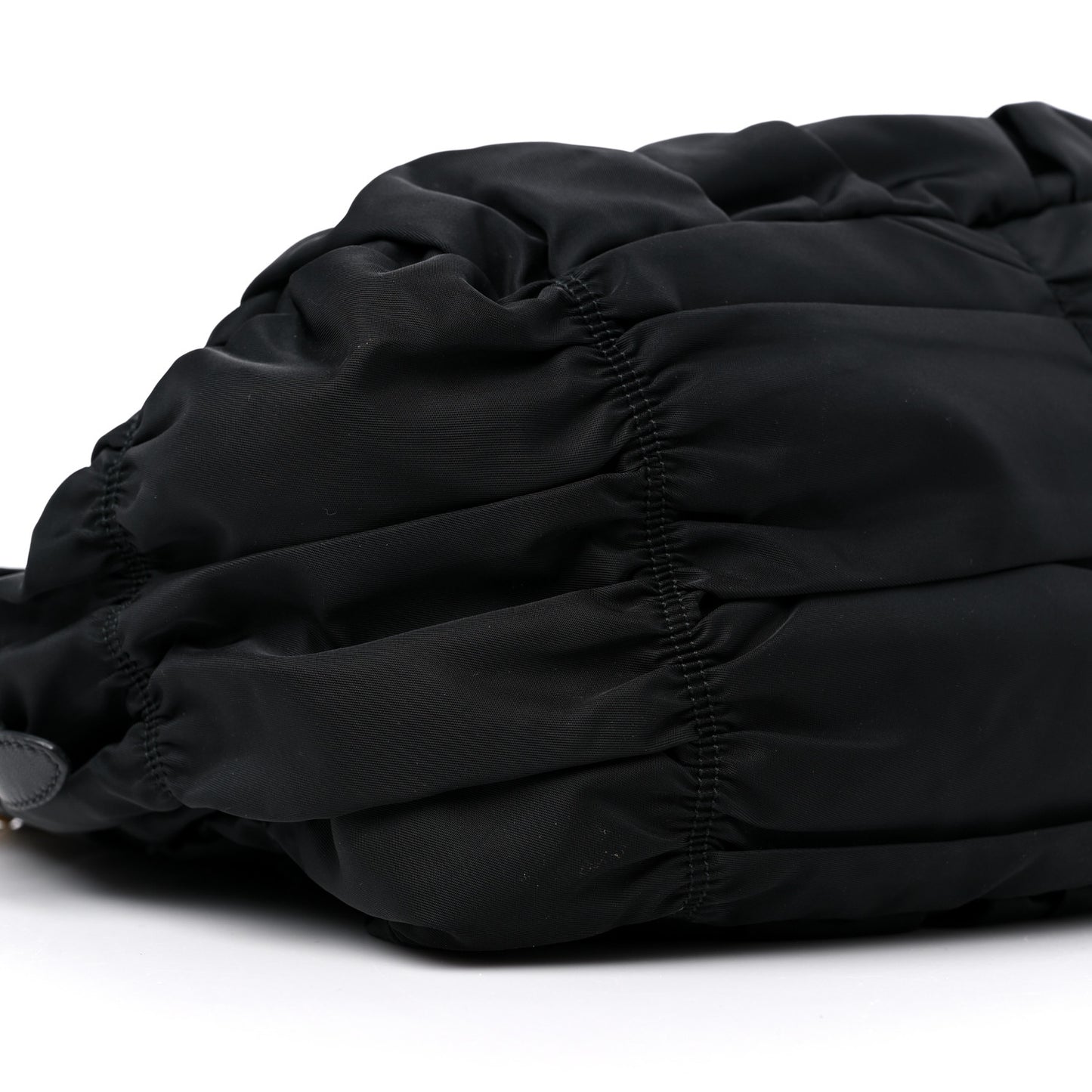 Tessuto Nylon Gaufre Tote Black