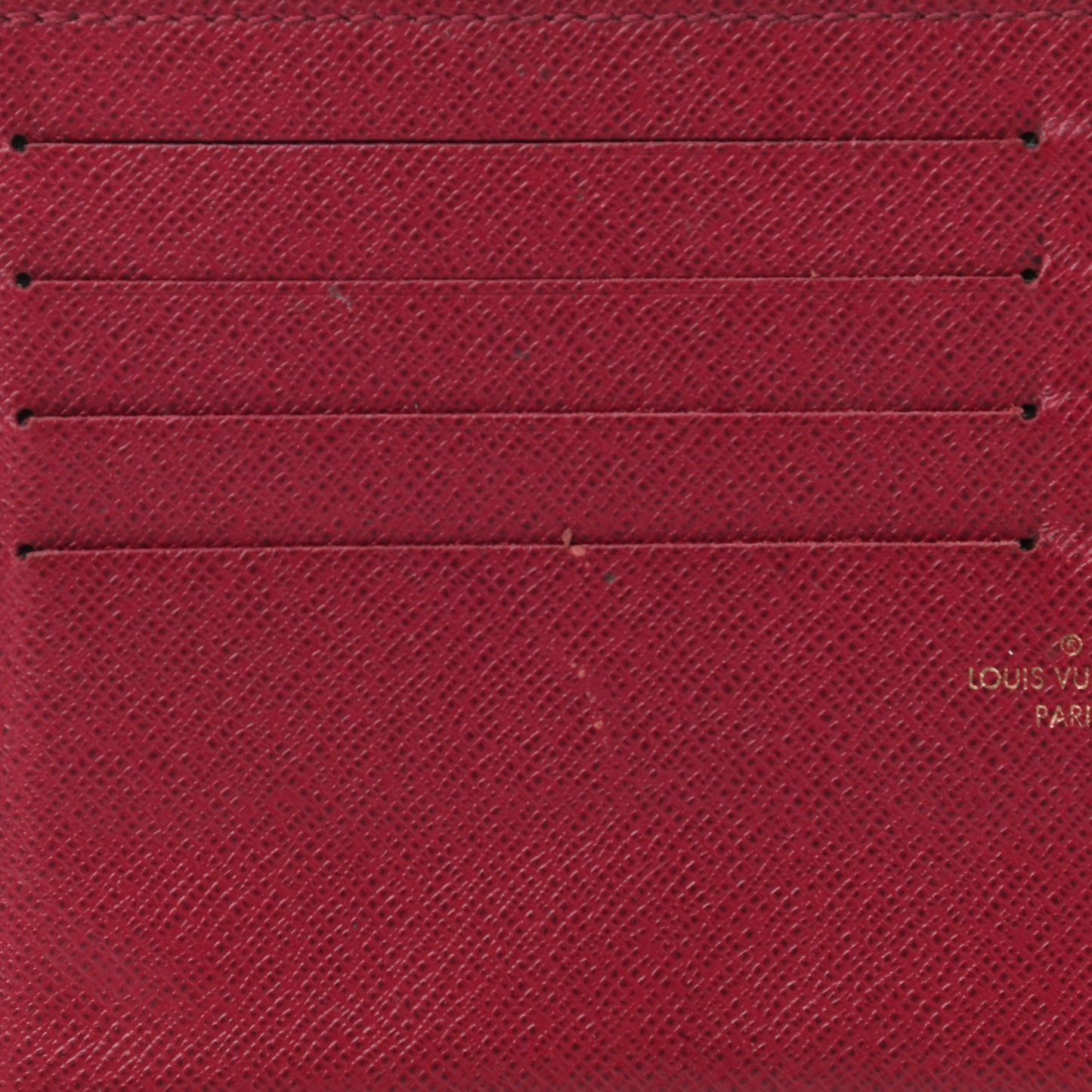 Calfskin Felicie Card Holder Insert Fuchsia