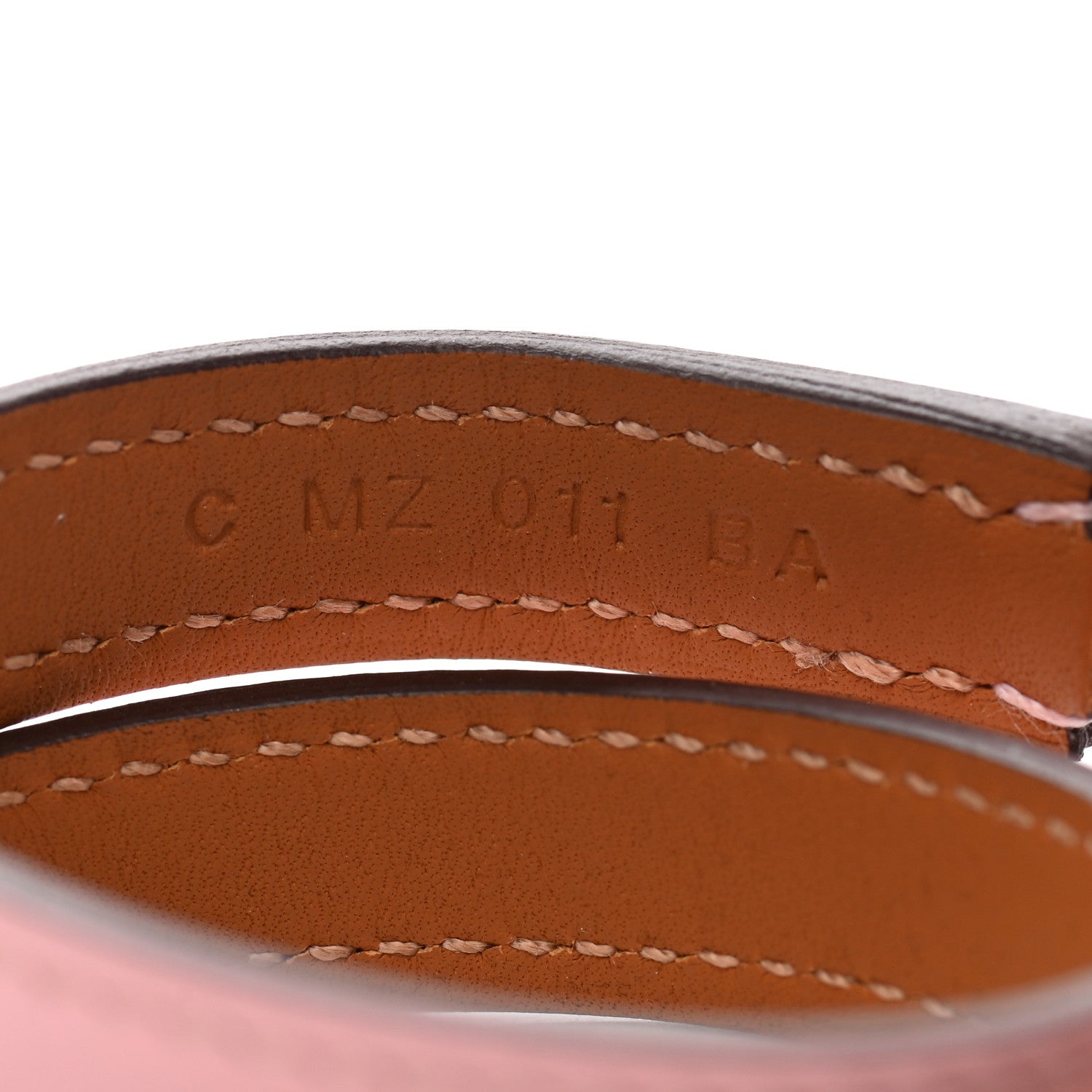 Hermes Swift Rivale Double Tour Bracelet T2 Rose Sakura 5 of 5