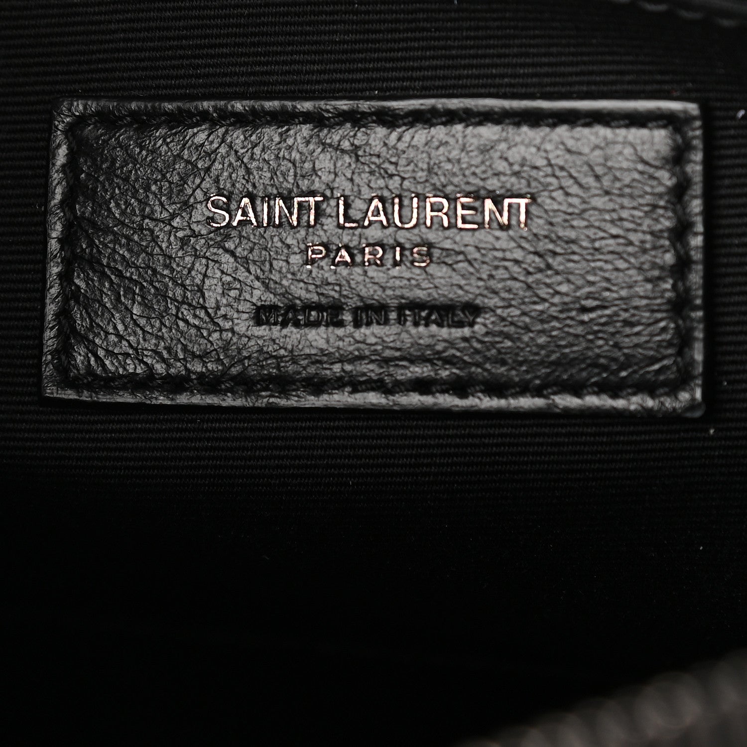 Saint Laurent Calfskin Matelasse Monogram Lou Camera Bag Black 5 of 8