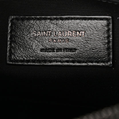 Saint Laurent Calfskin Matelasse Monogram Lou Camera Bag Black 5 of 8