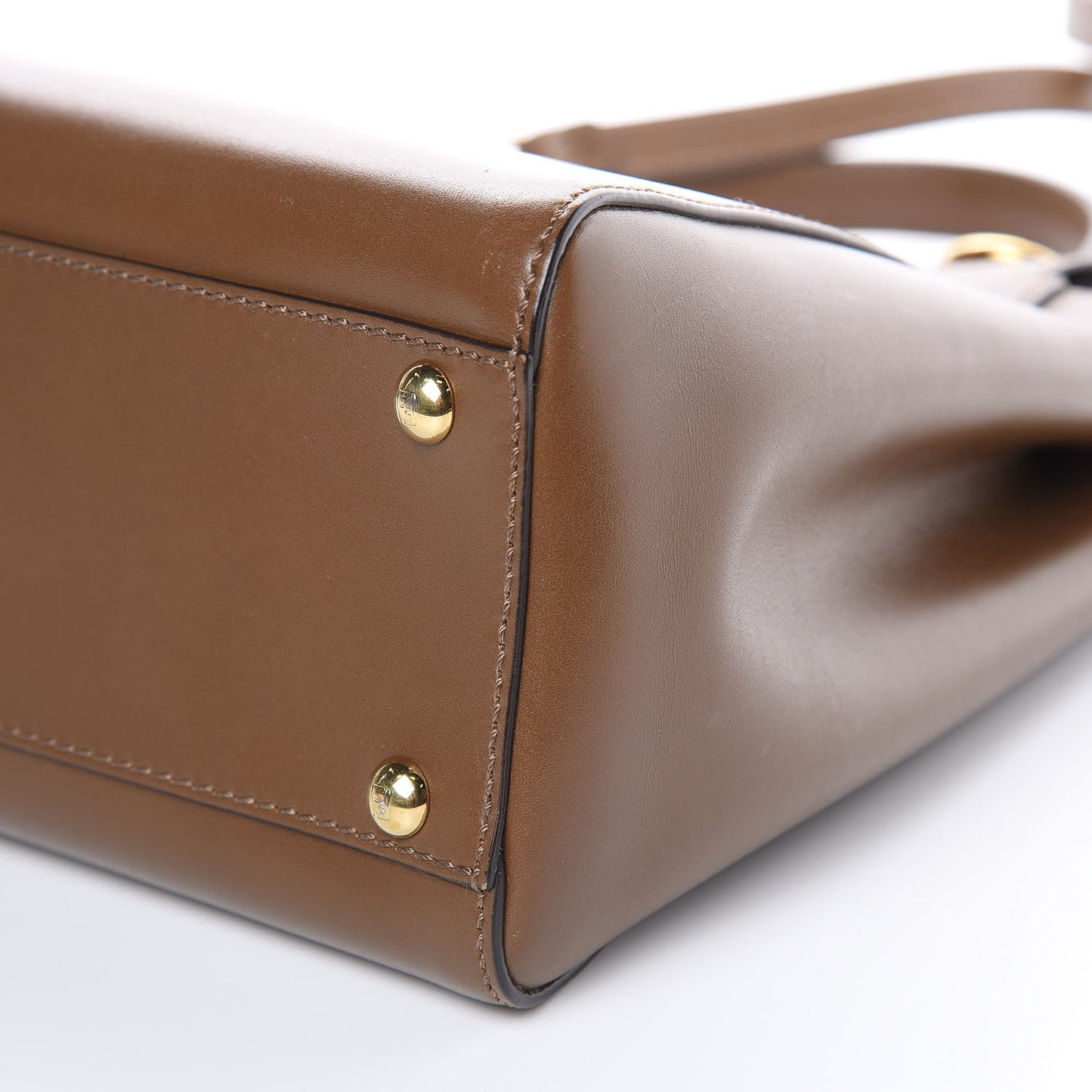 Vitello Morgan Fabric Jacquard Pequin Medium Peekaboo Iconic Satchel Foresta Tobacco Black