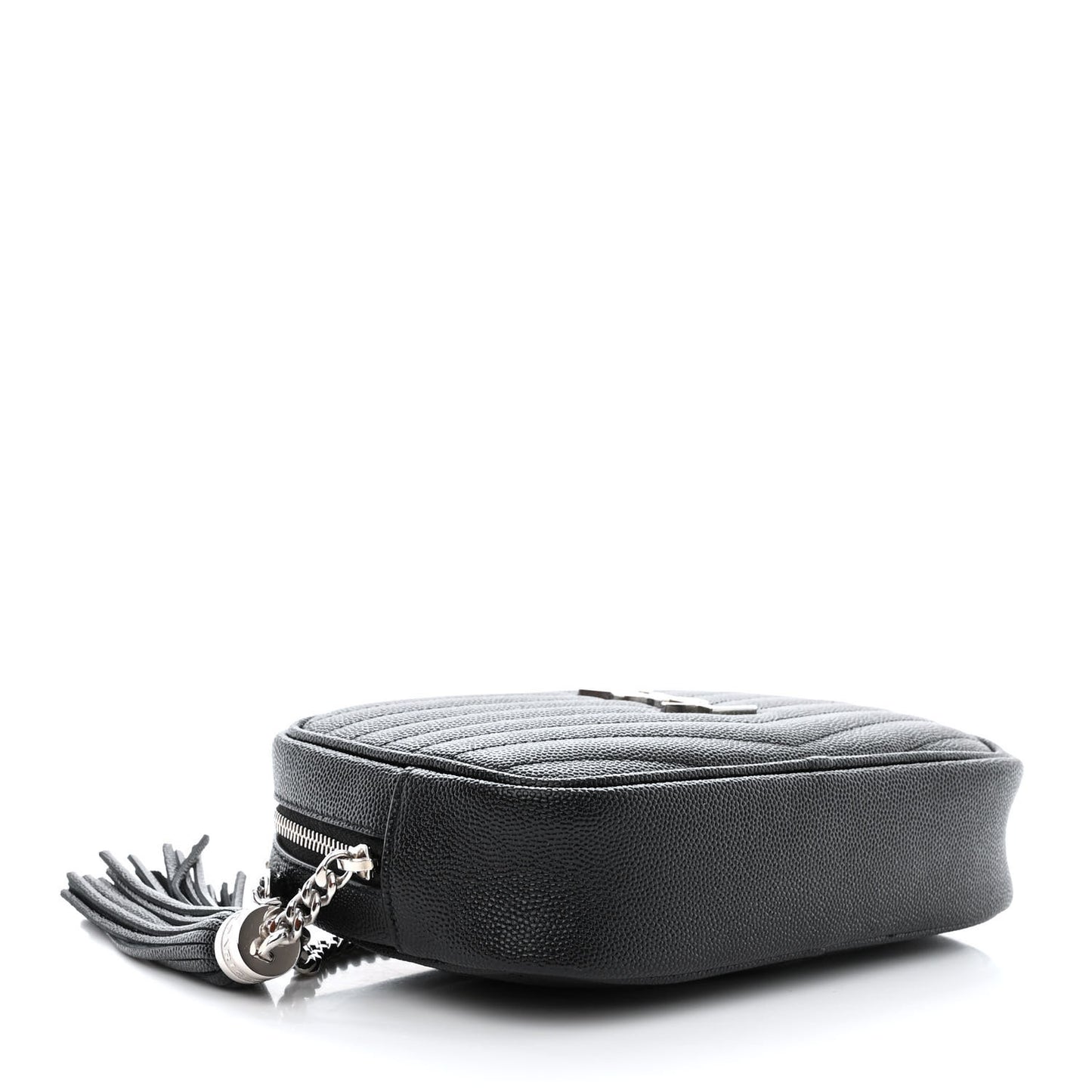 Grain De Poudre Matelasse Monogram Mini Lou Camera Bag Black