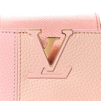 Louis Vuitton Taurillon Karung Patchwork Mini Capucines Pink 7 of 10