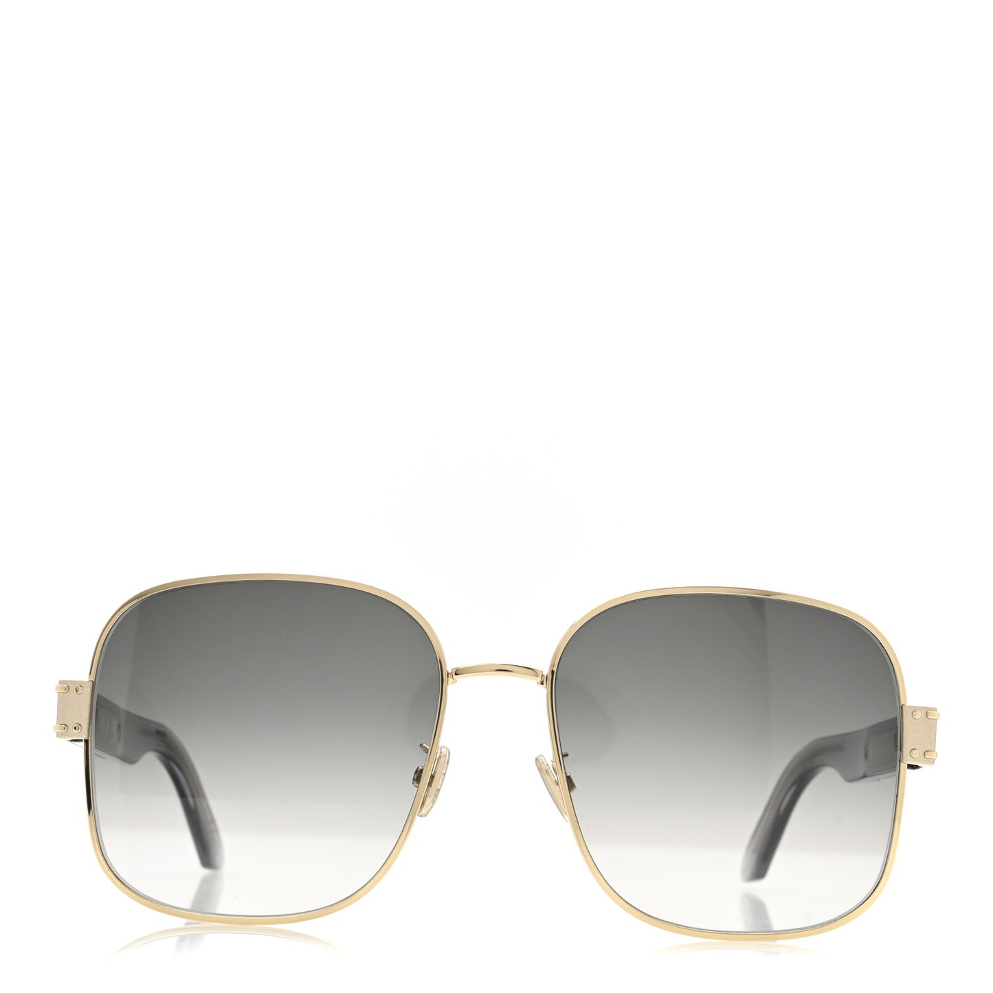 Diorsignature S5U Square Sunglasses Gold
