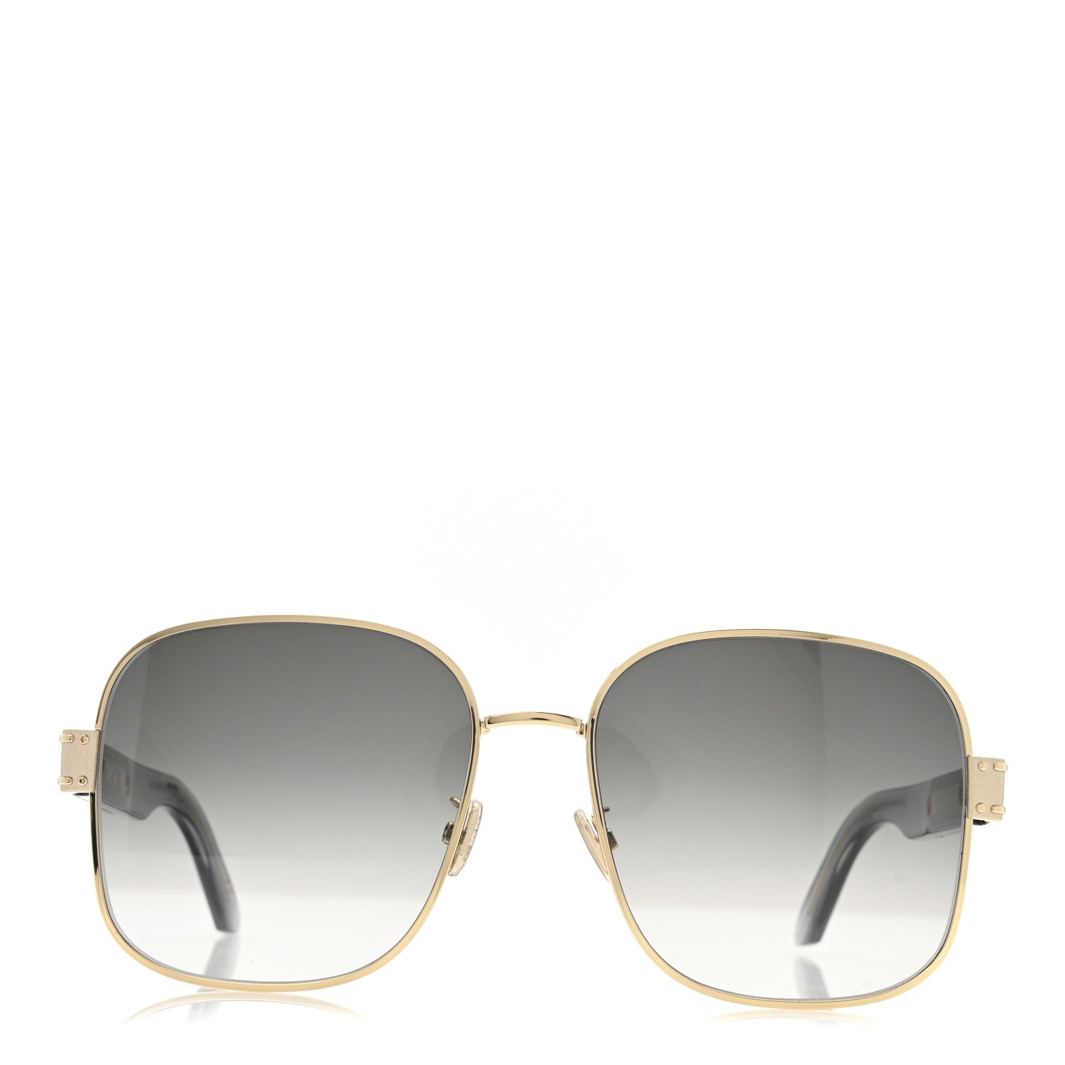 Christian Dior Diorsignature S5U Square Sunglasses Gold 2 of 8