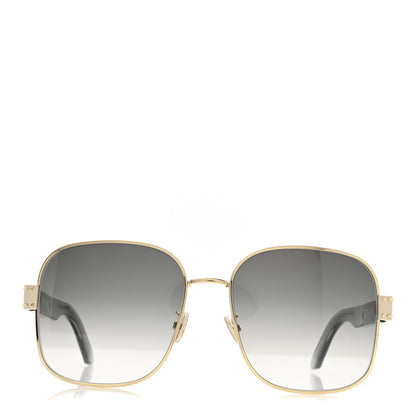 Christian Dior Diorsignature S5U Square Sunglasses Gold 2 of 8