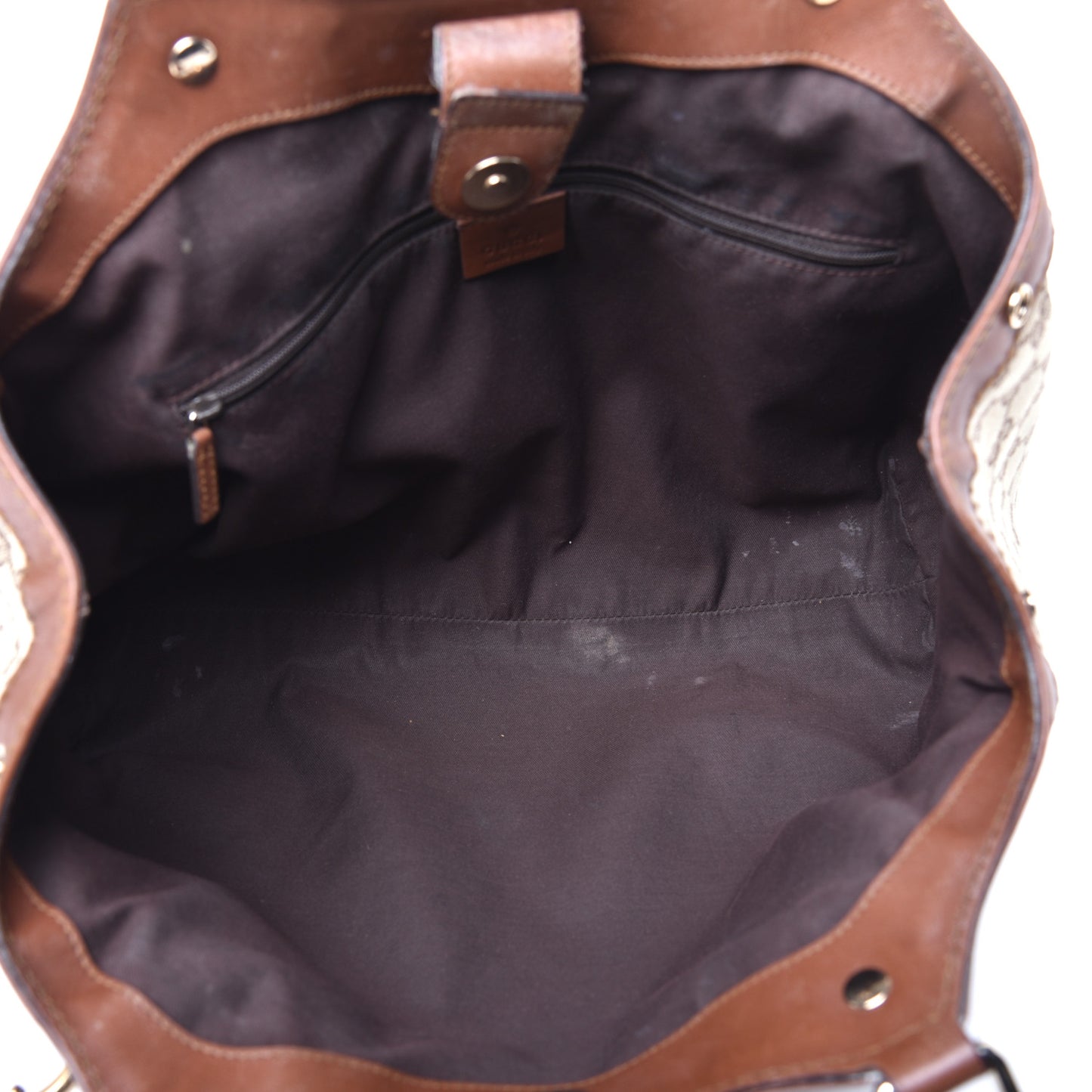 Monogram Medium Sukey Tote Brown
