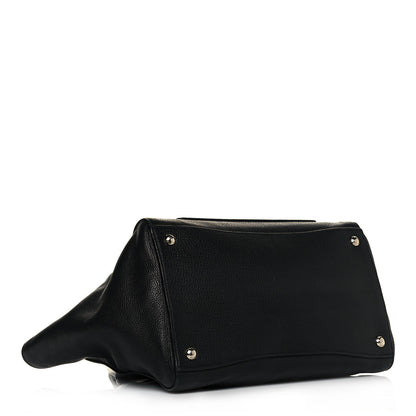 Prada Glace Calf Twin Pocket Tote Black 4 of 17
