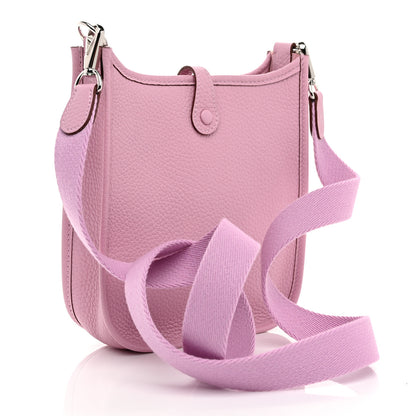 Hermes Taurillon Clemence Evelyne TPM Mauve Sylvestre 3 of 11