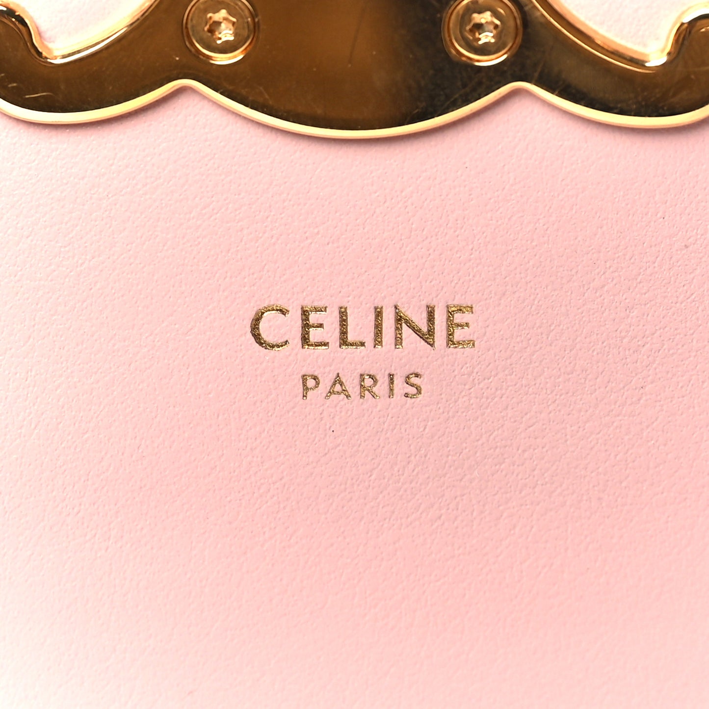 Shiny Calfskin Mini Triomphe Light Pink